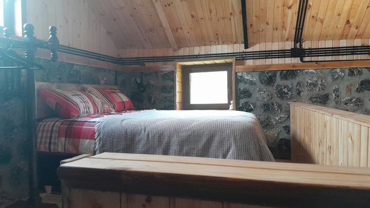 Tiny house asma kat yatak odası